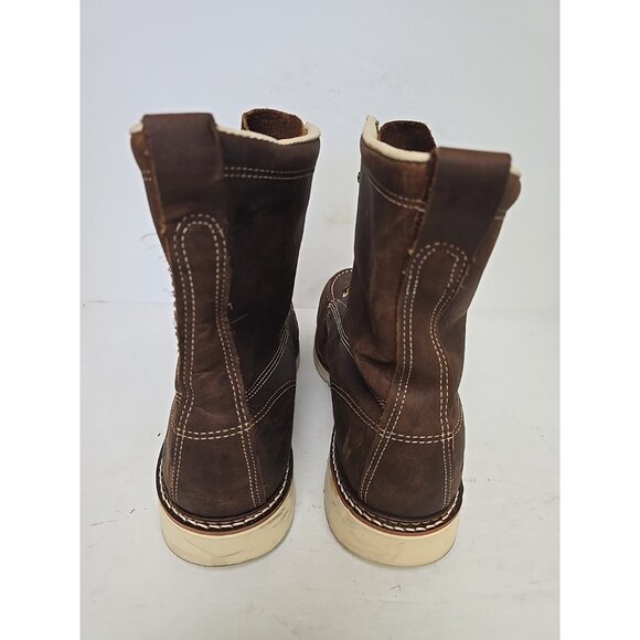 Thorogood Men's 8 " Steel Toe Work Boot (U.S.A.) 804-4378 Brown Size 14D - Picture 3 of 7